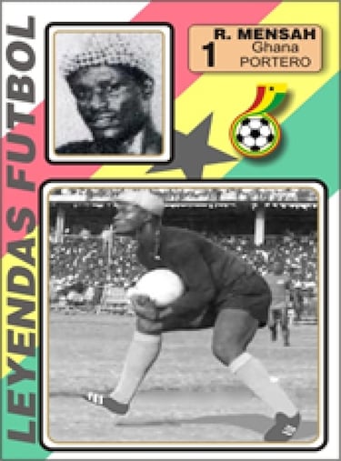 Robert Mensah es uno de los mejores porteros de la historia de Ghana. Fue internacional y fue uno de los artífices del subcampeonato de la Copa África de 1968, pero pasará a la historia por su gorra. Mensah siempre jugaba con una gorra que le había regalado su abuelo. La leyenda cuenta que dicha gorra estaba embrujada, algunas historias cuentan que por el abuelo y otras por el propio guardameta, y que le ayudaba a Mensah a evitar que le metieran goles. La obsesión por este objeto de los contrarios provocó que algunos de los jugadores rivales quisieran quitársela durante los partidos para conseguir batirle. La leyenda se acrecentó por la obcecación de Mensah para evitar que se la quitaran, incluso recurría a la violencia para mantener la gorra encima de su cabeza.