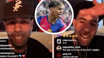 El padre de Lamine soltó esta frase en directo antes del partido: seguro que se hará viral