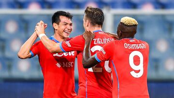 Hirving Lozano anotó el duelo entre Napoli y Fiorentina
