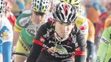 <b>CON OPCIONES. </b>Valverde se prueba antes de las grandes clásicas.