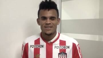 Luis Díaz manda saludos en las redes sociales de Junior de barranquilla