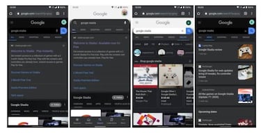 Google ya está probando su modo oscuro en el buscador