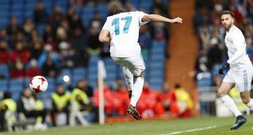 1-0. Lucas Vázquez marcó el primer gol.
