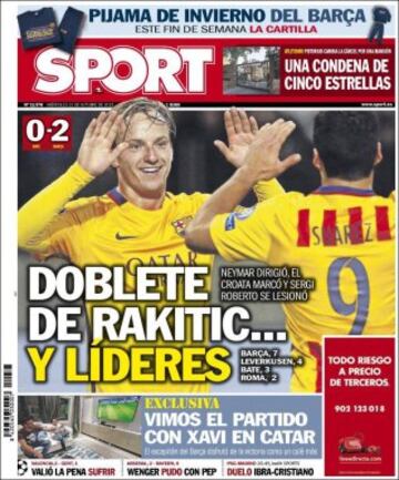 Portadas de la prensa mundial