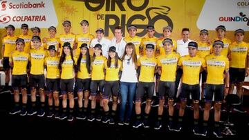 'Colombia Tierra de Atletas' es presentado en el Giro de Rigo