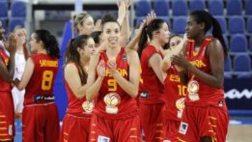 La Selección española celebrá su pase a cuarto de final del Mundial Sub-19.