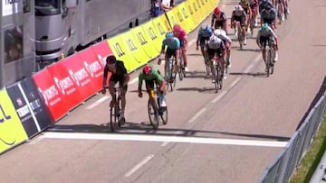 Thomas gana la quinta etapa del Dauphin&eacute; ante Colbrelli.