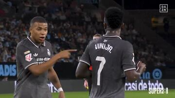 Fuera caretas: el consejo en pleno partido de Mbappé a Vinicius que el brasileño encajó de esta manera
