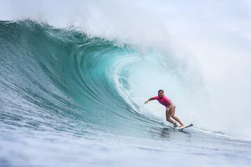 Se ha perdido cuatro paradas de la WSL por lesión, pero cuando ha estado bien ha demostrado que con olas como esta puede competir por ganar donde sea. En el Maui Women's Pro solamente ha caído en la final y acumula además un tercer puesto y dos quintos en el resto de ventos en los que ha participado.