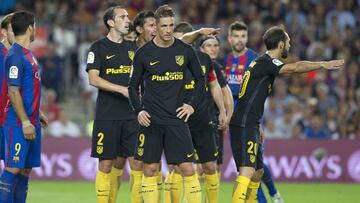 Torres, durante el partido.