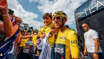 Egan Bernal molesto por libro que lleva su nombre 