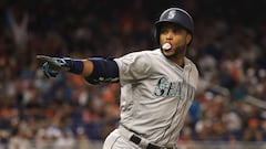 MIAMI, FL - JULY 11: Robinson Cano #22 of the Seattle Mariners and the American League celebrates hitting a home run in the tenth inning against the National League during the 88th MLB All-Star Game at Marlins Park on July 11, 2017 in Miami, Florida.   Mike Ehrmann/Getty Images/AFP
 == FOR NEWSPAPERS, INTERNET, TELCOS &amp; TELEVISION USE ONLY ==