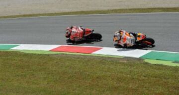 Andrea Dovizioso y Dani Pedrosa.