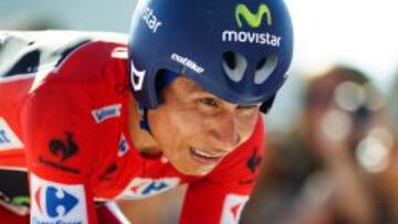 Nairo Quintana se retiró de su última participación en la Vuelta a España.