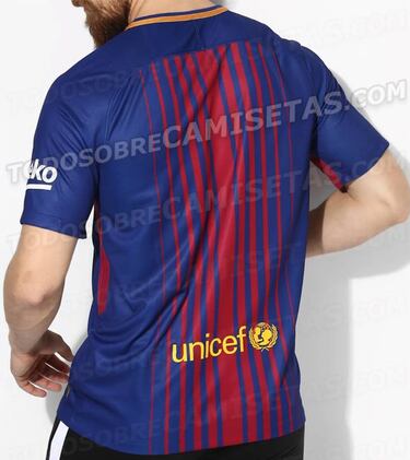 Se filtra la nueva camiseta del Barcelona 2017 - 18
