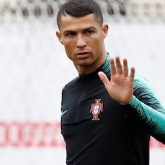 Cristiano y su primera sesión en Rusia: pidió calma al público