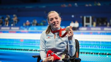Marta Fernández, en La Defense.