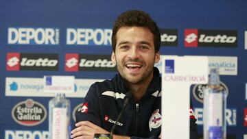 20/05/13 DEPORTIVO DE LA CORU&Ntilde;A  RUEDA DE PRENSA BRUNO GAMA