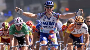 Unos v芍ndalos gasean al pelot車n del Tour