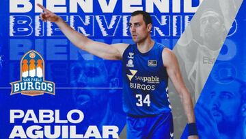 Pablo Aguilar jugar¨¢ la fase final de la ACB con San Pablo Burgos