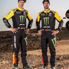 Una pareja motera para ganar en buggys