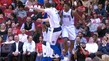 Doncic se exhibe en casa de Harden y los Mavs son octavos