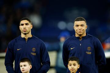 Achraf y Mbappé.