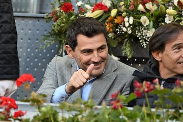 Iker Casillas en el Mutua Madrid Open.