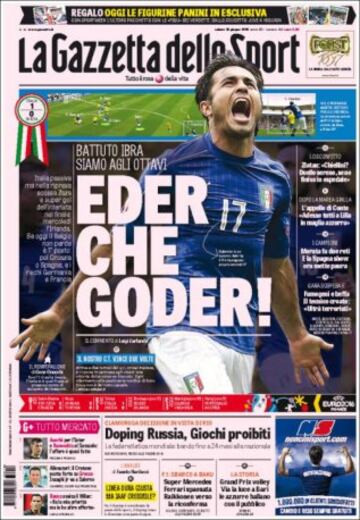 Portadas de la prensa mundial