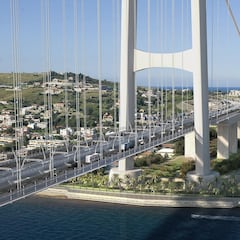 Vía libre a la construcción del puente colgante más largo del mundo: conectará la isla que alberga el volcán más activo de Europa