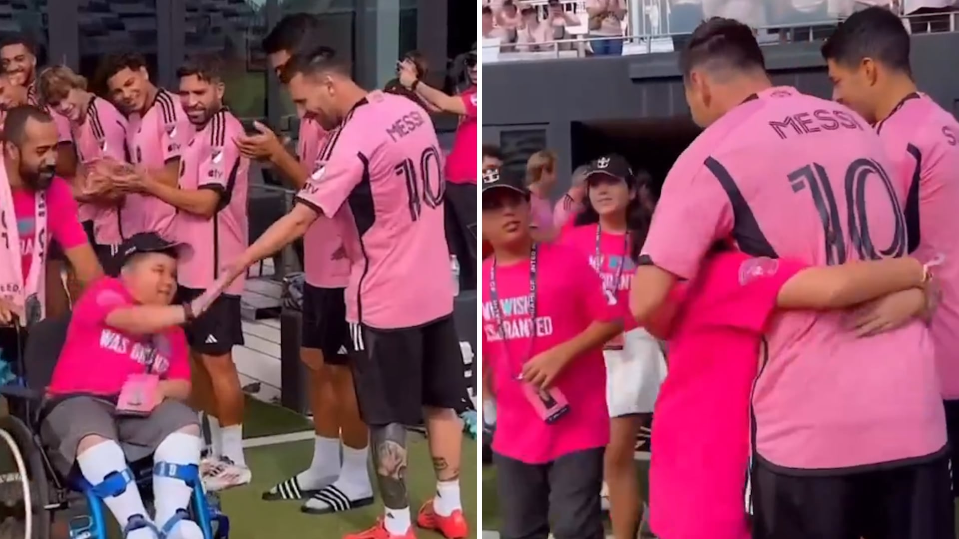 Leo Messi's heartfelt moment with critically ill children captivates all