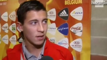 Hazard con 16 años deja esta frase para poner una y otra vez en las escuelas de fútbol