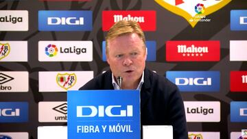 Koeman: "Estamos a un buen nivel pero no es suficiente"