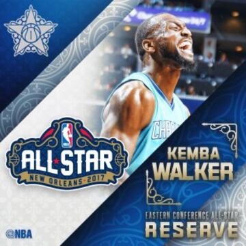 Kemba Walker (Charlotte Hornets). El base se estrena en un All Star a sus 26 años. Esta temporada su anotación más baja han sido 15 puntos (ante los Magic y los Nets) y ha alcanzado la treintena en siete ocasiones. De ahí que promedie su récord en la Liga: 23 tantos, a los que suma 4,1 rebotes y 5,5 asistencias.