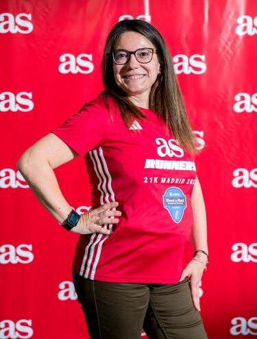 El equipo AS Runners para la media maratón de Madrid