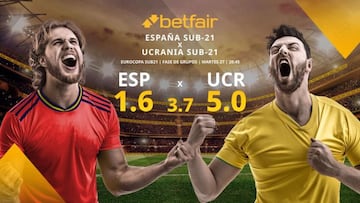 España sub-21 vs. Ucrania sub-21: alineaciones, horario, TV, estadísticas y pronósticos del Europeo sub-21