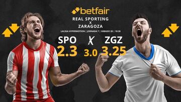 Real Sporting vs. Real Zaragoza: horario, TV, pronósticos, estadísticas y clasificación