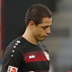 El Leverkusen de Chicharito empata tras fallar un penalti al 96'