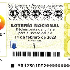 Lotería Nacional: comprobar los resultados del sorteo de hoy, sábado 11 de febrero