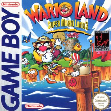 wario land super mario land 3 game boy caratula portada