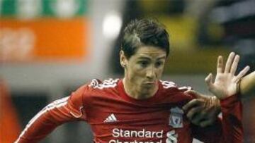 <b>DOBLETE.</b> Torres firmó los dos goles del Liverpool.