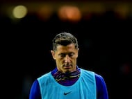 Lewandowski has not been a starter for over a month; everything points to Flick opting for the Pole against Celta, with Rashford being the one left out.