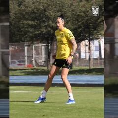 Vídeo: Jenni Hermoso se luce con gol en su primera práctica con Tigres