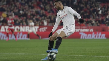 En-Nesyri, con el Sevilla. 