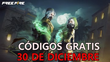 Free Fire | Códigos de hoy sábado 30 de diciembre de 2023: recompensas gratis