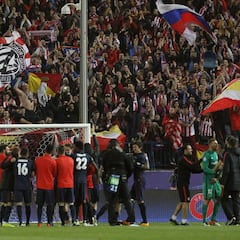 El Atlético se crece ante su público en las grandes noches