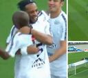 Ronaldinho y su magia: brutal golazo desde su campo