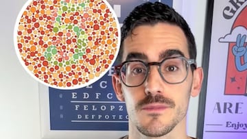 Alberto, optometrista experto en daltonismo: “Así puedes averiguar si eres daltónico”