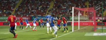 David Silva marca el 3-0. 