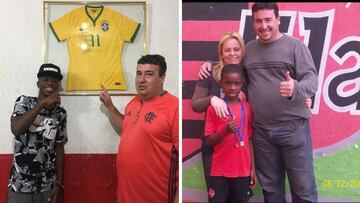 Vinicius y Cacau, su descubridor.